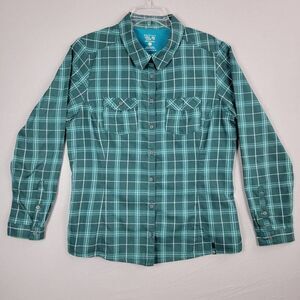 Mountain Hard Wear Women's Shirt Size 14 Button Down Long Sleeve